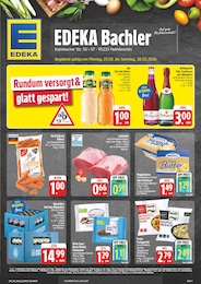 EDEKA Prospekt für Helmbrechts: "Wir lieben Lebensmittel!", 30 Seiten, 23.02.2026 - 28.02.2026