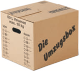 Umzugskarton 50 l von toom für 1,99 € bei toom Baumarkt im Angebot Umzugskarton 50 l von toom im aktuellen toom Baumarkt Prospekt