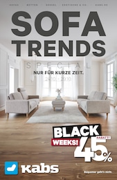 Kabs Prospekt für Giekau mit 11 Seiten Kabs Prospekt für Giekau: "SOFA TRENDS.", 11 Seiten, 24.10.2025 - 29.10.2025