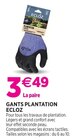 Delbard Crest - Promo Gants plantation ECLOZ Promo Gants plantation ECLOZ à 3,49 € dans le catalogue Delbard à Crest
