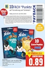 Felix Crispies oder Knabber-Mix von Nestlé Purina im aktuellen E center Prospekt für 0,89 €