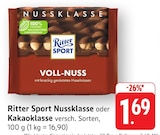 Nussklasse Angebote von Ritter Sport bei EDEKA Tübingen für 1,69 €