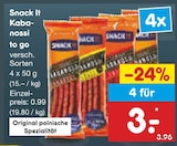 Aktuelles Kabanossi to go Angebot bei Netto Marken-Discount in Rostock ab 0,99 €