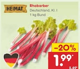 Netto Marken-Discount Tagewerben - Rhabarber Angebot im Prospekt Rhabarber bei Netto Marken-Discount im Tagewerben Prospekt für 1,99 €