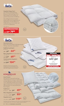 Bettdecke im Matratzen Concord Prospekt "AUS LIEBE ZU GUTEM SCHLAF" mit 8 Seiten (Mönchengladbach)