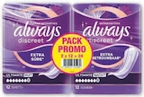 Serviettes Fuites Urinaires Discreet - ALWAYS DISCREET en promo chez Super U Serviettes Fuites Urinaires Discreet - ALWAYS DISCREET dans le catalogue Super U