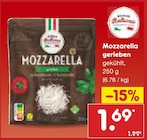 Netto Marken-Discount Dransfeld - Mozzarella gerieben Angebot im Prospekt Mozzarella gerieben bei Netto Marken-Discount im Dransfeld Prospekt für 1,69 €