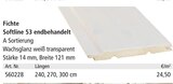 Profilholz Fichte Softline 53 endbehandelt Angebote bei Holz Possling Potsdam für 24,50 €