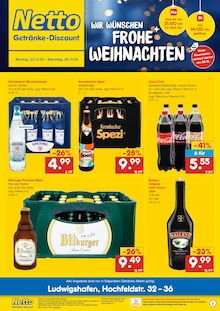 Coca Cola im Netto Marken-Discount Prospekt "DER ORT, AN DEM DU IMMER AUSGEZEICHNETE PREISE FINDEST." mit 4 Seiten (Frankenthal (Pfalz))