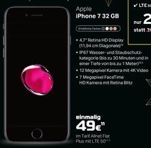 iPhone 7 + Allnet Flat Plus bei Telekom Partner Tönisvorst in Neuss iPhone 7 + Allnet Flat Plus im Angebot bei Telekom Partner Tönisvorst Neuss für 49,00 €