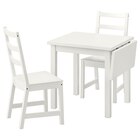 Tisch und 2 Stühle weiß/weiß im IKEA Prospekt Tisch und 2 Stühle weiß/weiß von NORDVIKEN / NORDVIKEN im aktuellen IKEA Prospekt für 298,98 €