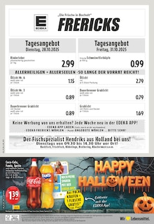 Cola im aktuellen EDEKA Prospekt (Bocholt) Cola im EDEKA Prospekt "Aktuelle Angebote" mit 24 Seiten (Bocholt)