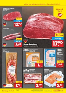 Rindfleisch im Netto Marken-Discount Prospekt "Aktuelle Angebote" mit 63 Seiten (Fürth)