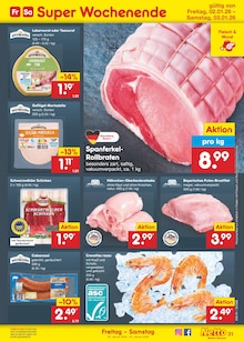 Schweinefilet im aktuellen Netto Marken-Discount Prospekt (München) Schweinefilet im Netto Marken-Discount Prospekt "Aktuelle Angebote" mit 62 Seiten (München)