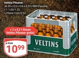 Aktuelle Veltins Angebote bei GLOBUS in Mannheim Aktuelles Pilsener Angebot bei GLOBUS in Mannheim ab 10,99 €