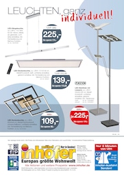 Möbel Inhofer LED Leuchten im Prospekt Möbel Inhofer LED Leuchten im Prospekt