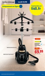 Prix et réduction Electroménager Linge dans le prospectus Lidl en cours Offre Electroménager Linge dans le catalogue Lidl du moment à la page 9
