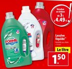 Lessive liquide - FORMIL en promo chez Lidl Villeneuve-d'Ascq à 1,50 €
