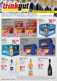 Getränkemarkt Prospekt von Trinkgut in Ernsgaden Aktueller Trinkgut Getränkemärkte Prospekt für Ernsgaden: Größter Getränkehändler in Ingolstadt mit 4} Seiten, 05.05.2025 - 10.05.2025