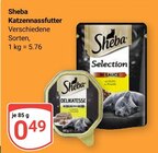 Katzennassfutter Angebote von Sheba bei GLOBUS St. Ingbert für 0,49 €