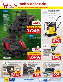 Rasenmäher im Netto Marken-Discount Prospekt "Aktuelle Angebote" mit 61 Seiten (Ulm)