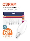 Leuchtmittel im V-Markt Prospekt LED-Leuchtmittel E14 von OSRAM im aktuellen V-Markt Prospekt für 6,99 €