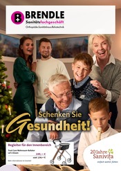 Aktueller Sanitätsfachgeschäft Brendle Sanitätshäuser Prospekt in Heubach und Umgebung, "Schenken Sie Gesundheit!" mit 6 Seiten, 12.11.2025 - 31.01.2026