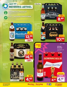 Krombacher im Netto Marken-Discount Prospekt "Aktuelle Angebote" mit 68 Seiten (Marl)