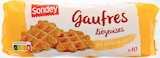 Gaufres au sucre - SONDEY en promo à 1,35 € chez Lidl Gaufres au sucre - SONDEY dans le catalogue Lidl