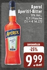 Aperetif-Bitter im Angebot bei E center in Aachen Aperetif-Bitter Angebote von Aperol bei E center Aachen für 9,99 €