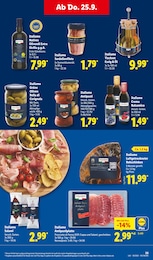 Lidl Tischset im Prospekt 