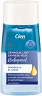 Démaquillant pour les yeux bi-phasé - CIEN - Lidl à Bordeaux Démaquillant pour les yeux bi-phasé - CIEN en promo chez Lidl Bordeaux à 0,99 €
