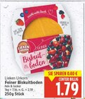 Feiner Biskuitboden von Lieken Urkorn für 1,79 € bei E center im Angebot Feiner Biskuitboden von Lieken Urkorn im aktuellen E center Prospekt