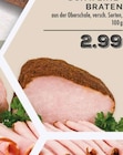 Schweine-Braten im Angebot bei EDEKA in Voerde Schweine-Braten Angebote bei EDEKA Voerde für 2,99 €