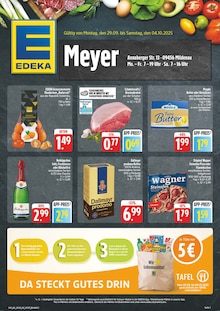 Aktueller EDEKA Prospekt "Wir lieben Lebensmittel!" Seite 1 von 8 Seiten für Mildenau