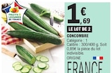 Concombre à 1,69 € dans le catalogue E.Leclerc