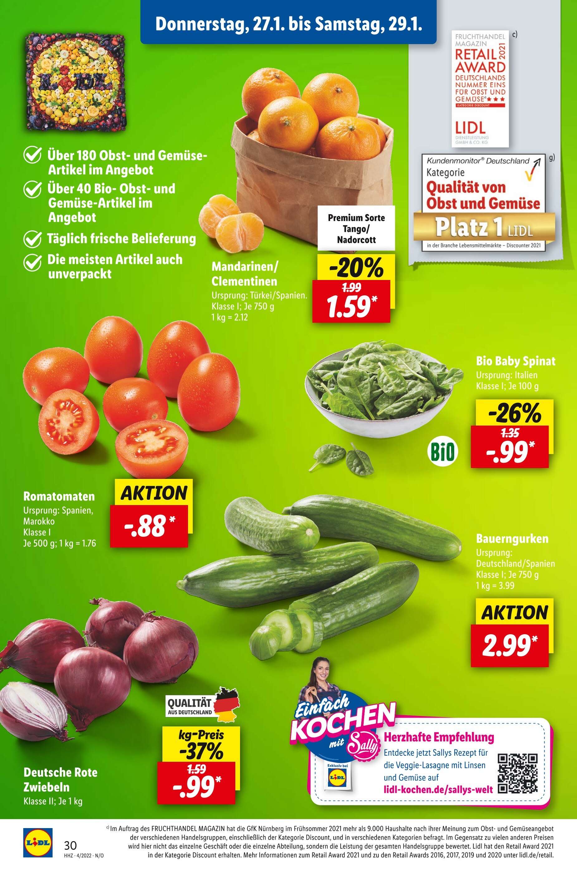 Lidl Prospekt für Mühlhausen mit 15 Seiten Lidl Prospekt für Mühlhausen: "Top Angebote", 15 Seiten, 27.01.2022 - 29.01.2022