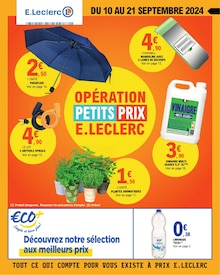 Prospectus E.Leclerc de la semaine "OPÉRATION PETITS PRIX E.LECLERC" avec 1 pages, valide du 10/09/2024 au 21/09/2024 pour Angerville et alentours