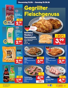 Bratwurst im Netto Marken-Discount Prospekt "Aktuelle Angebote" mit 63 Seiten (Dresden)