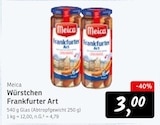 Aktuelles Würstchen Frankfurter Art Angebot bei Konsum in Dresden ab 3,00 €