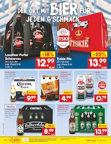 Bier im Netto Marken-Discount Prospekt "Aktuelle Angebote" mit 60 Seiten (Rostock)