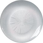 Assiette de présentation argent pailleté - CARREFOUR HOME - Carrefour à Bourges Assiette de présentation argent pailleté - CARREFOUR HOME en promo chez Carrefour Bourges à 5,49 €