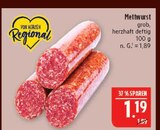 Aktuelle Mettwurst Angebote bei Marktkauf in Nürnberg Aktuelles Mettwurst Angebot bei Marktkauf in Nürnberg ab 1,19 €