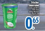 Frischer Sauerrahm  im aktuellen EDEKA Prospekt für 0,65 €