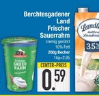 Frischer Sauerrahm im EDEKA Prospekt Frischer Sauerrahm von Berchtesgadener Land im aktuellen EDEKA Prospekt für 0,59 €