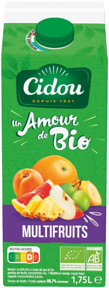 CIDOU -68 % sur le 2ème sur présentation de votre carte Colruyt Plus sur les produits de cet encart sur Un Amour de Bio Cidou
