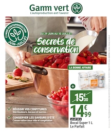 Catalogue Gamm Vert à Suresnes, avec 7 pages Prospectus Gamm Vert à Suresnes, "Secrets de conservation", 7 pages, 29/06/2022 - 10/07/2022