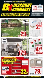 Zaun im B1 Discount Baumarkt Prospekt in Karlsruhe Aktueller B1 Discount Baumarkt Prospekt mit Zaun, "BESTPREISE DER WOCHE!", Seite 1