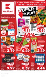 Kaufland Supermarkt Prospekt der aktuellen Woche mit 54 Seiten, gültig von 09.07.2026 bis 15.07.2026, in Aue und Umgebung Aktueller Kaufland Supermarkt Prospekt in Aue und Umgebung, "Hier bin ich richtig" mit 54 Seiten, 09.07.2026 - 15.07.2026