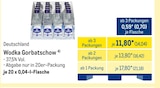 Wodka im Angebot bei METRO in Bochum Wodka Angebote von Gorbatschow bei METRO Bochum für 14,04 €